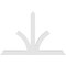 Ekena Millwork Richland Architectural Grade PVC Gable Bracket, 60"W x 40"H x 2"D x 4"F, 16/12 Pitch GBP060X40X0204RIC00 - alternate 4